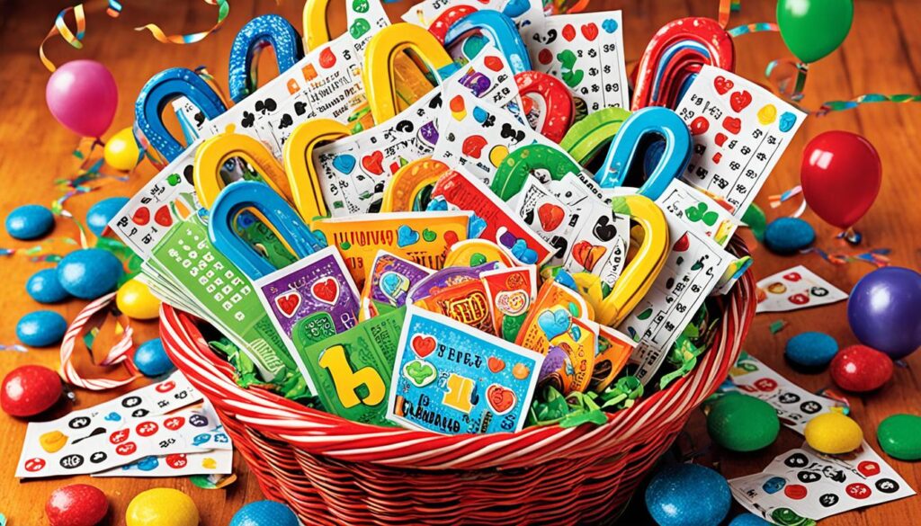 Creative lottery gift baskets