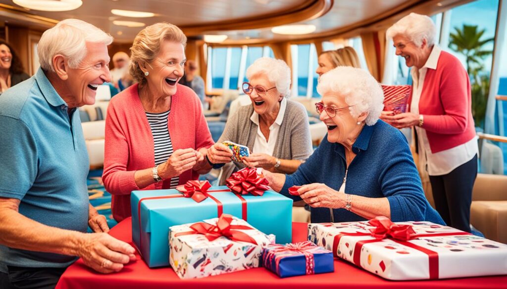 Cruise gift exchange ideas for different age groups