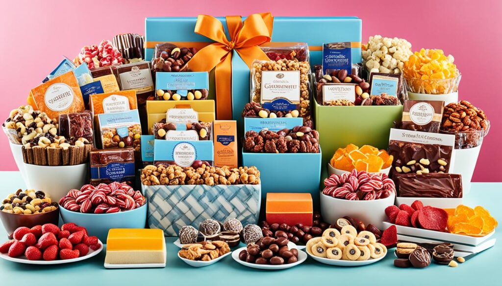 Gourmet treats and food baskets for administrative professionals