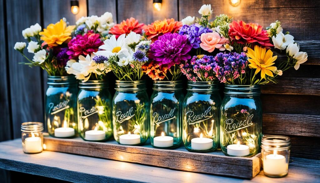 Mason jar decor ideas