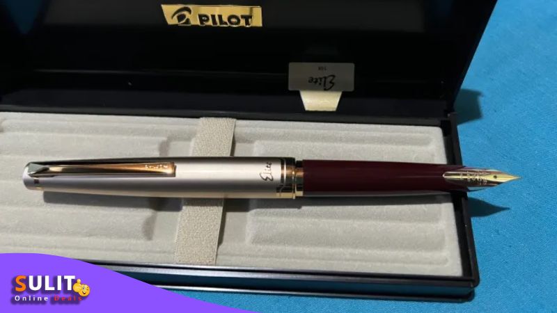 A photo of a premium Pilot pen from Lazada inside its case and a perfect graduation gift idea in the Philippines.