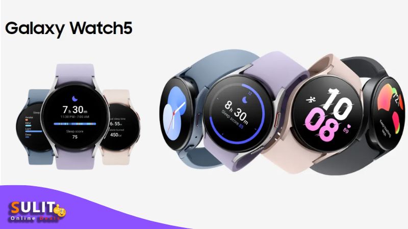 Photos of Samsung Galaxy Watch 5 in various colors perfect graduation gift ideas in Philippines for everyone.